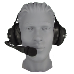 HD500-RBF Behind the Head Intercom with Vox & PTT